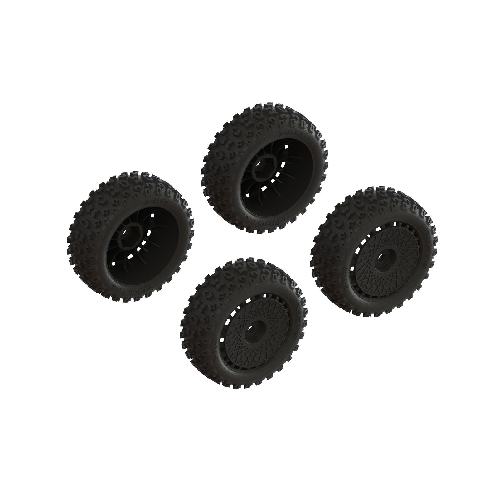 ARRMA D'BOOTS 2-HO Set Glued (Black) (2 Pares)