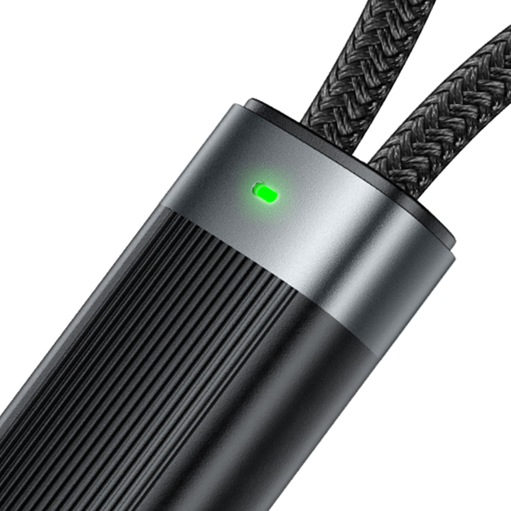 Mcdodo 2 in 1 100W USB-C to Dual USB-C Cable with LED 1.5m