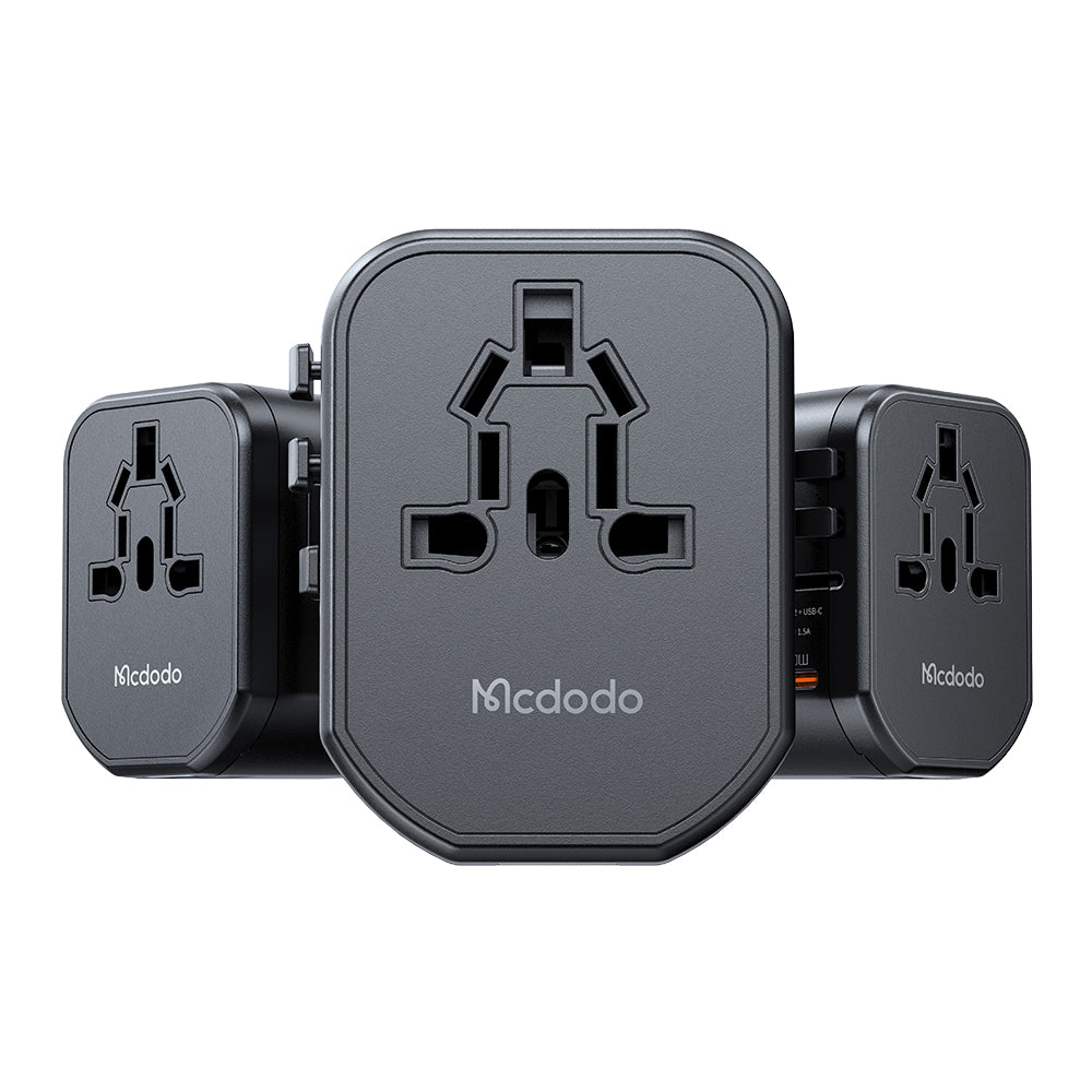 Mcdod 	20W 1C+2A+1AC Universal Travel Adapter (UK/US/EU/AU)