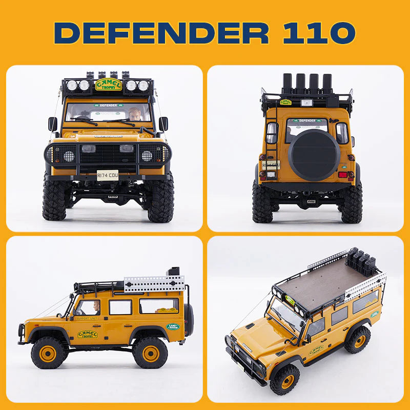 FMS  LAND ROVER DEFENDER 1:10 RS Yellow