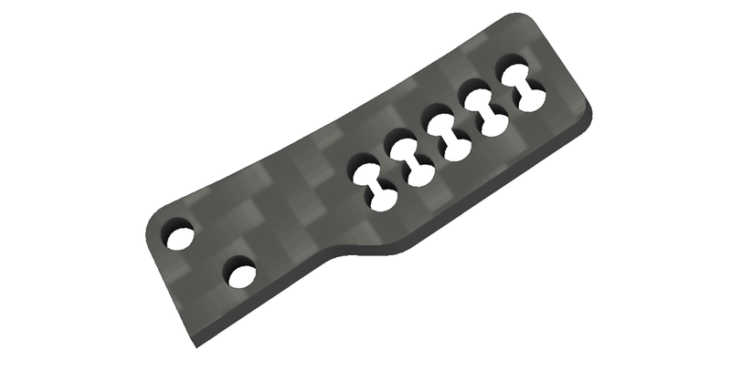 REAR CF CAMBER LINK EXTENSION 4mm 