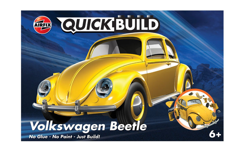AIRFIX QUICKBUILD VW Beetle -Yellow