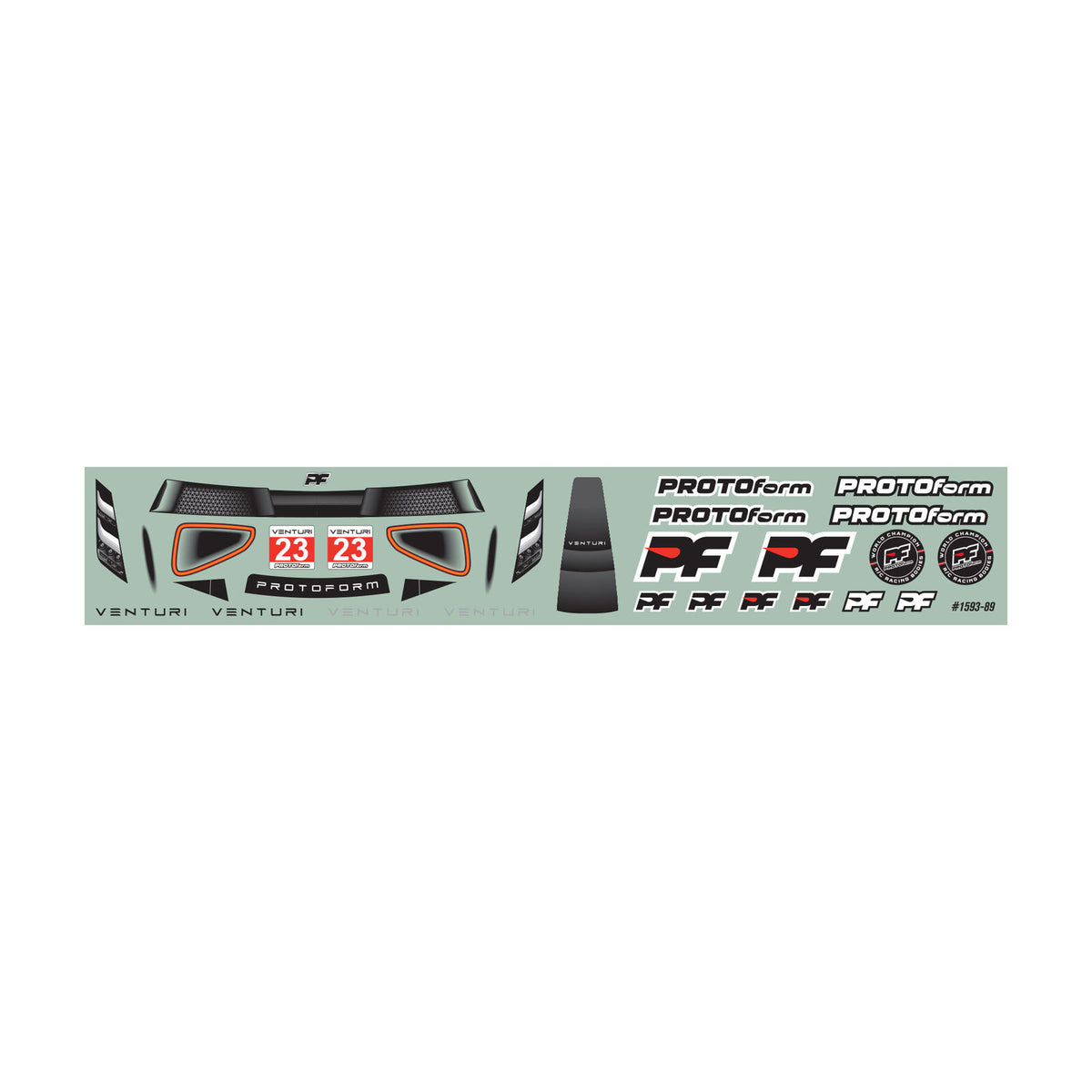 PROTOFORM 1/28 Venturi GT Light Weight Clear Body: Mini-Z