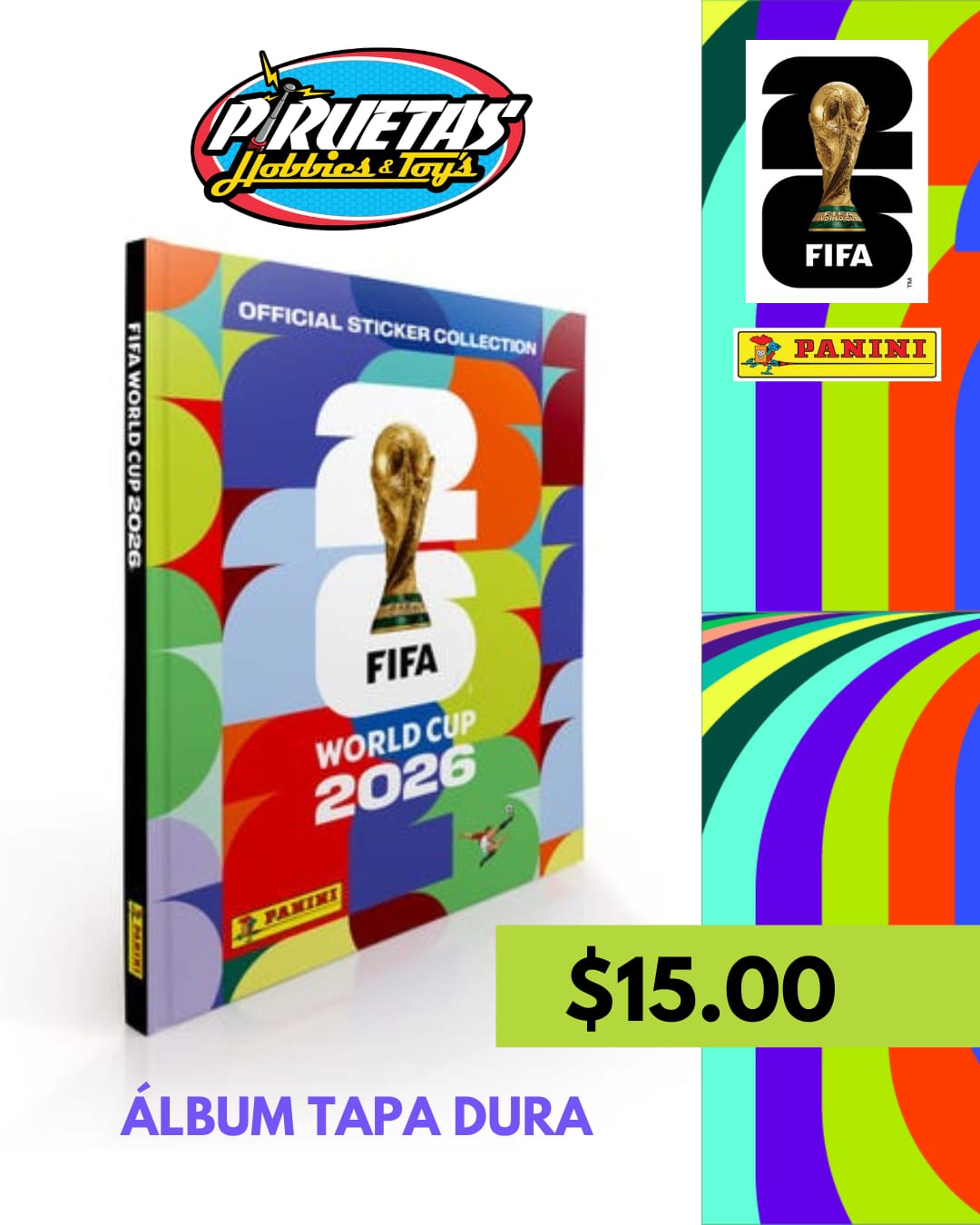 Álbum Oficial TAPA DURA Mundial 2026 PANINI
