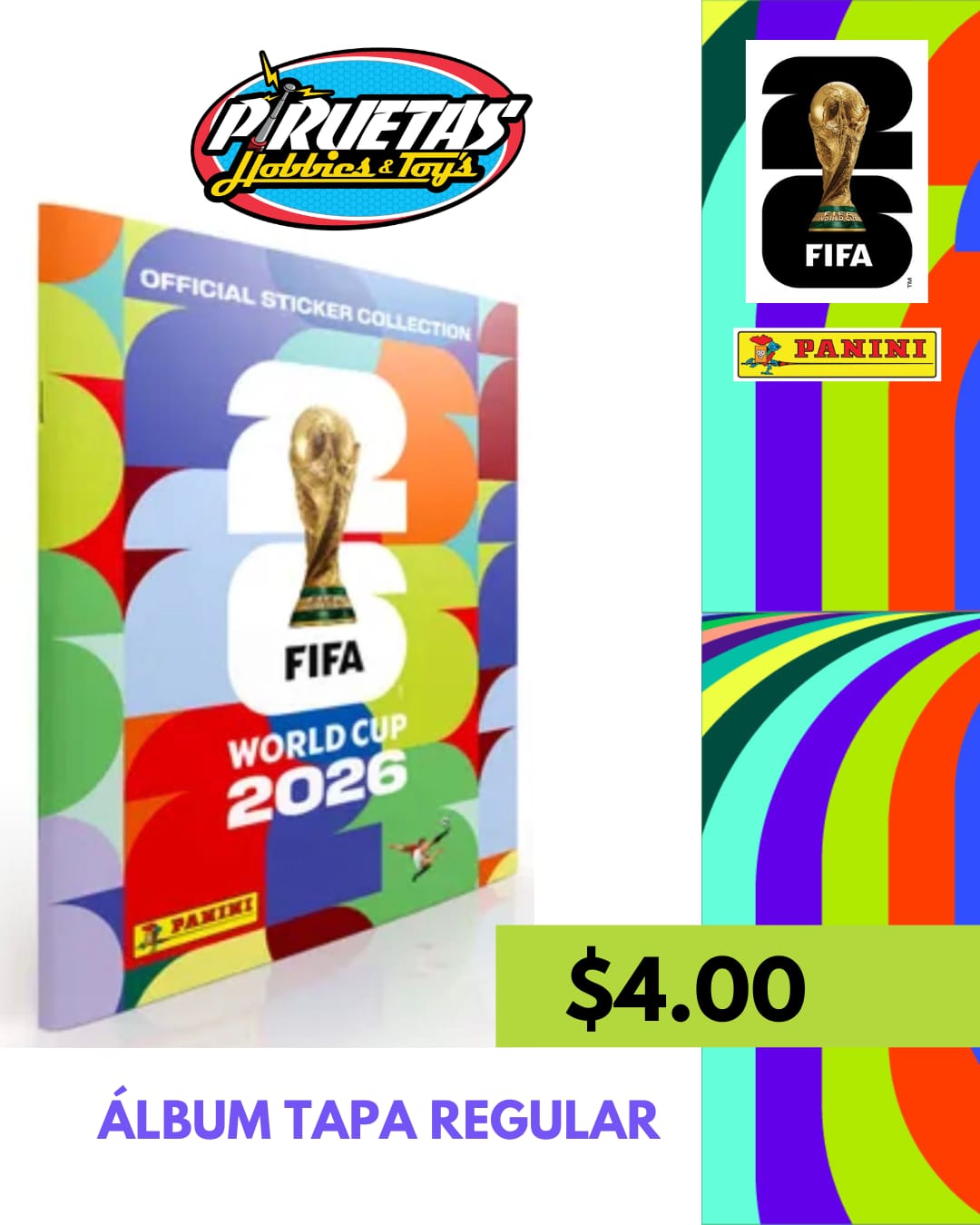 Álbum Oficial TAPA SUAVE  Mundial 2026 PANINI