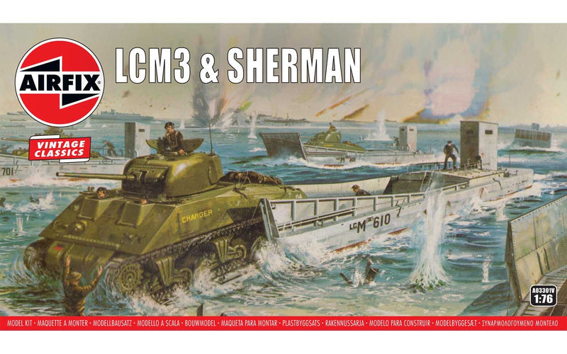 AIRFIX LCM3 & Sherman