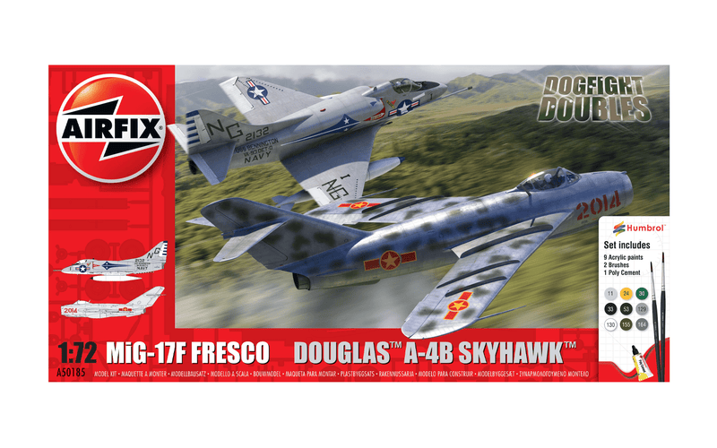 AIRFIX Mig 17F Fresco Douglas A-4B Skyhawk Dogfight Double