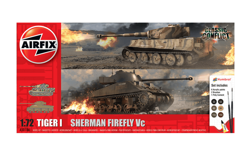 AIRFIX Classic Conflict Tiger 1 vs Sherman Firefly