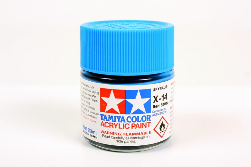 TAMIYA ACRILIC X-14 SKY BLUE