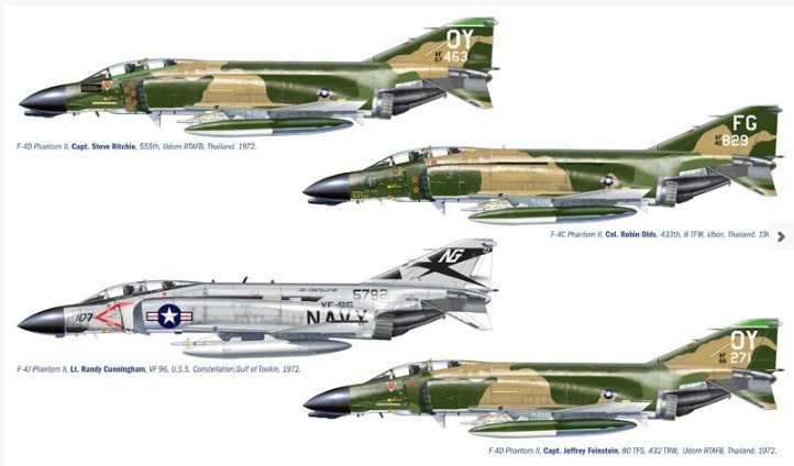 1373S F-4 PHANTOM "VIETNAM ACES"