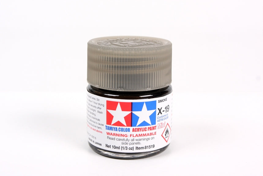 TAMIYA ACRILICO MINI X-19 SMOKE