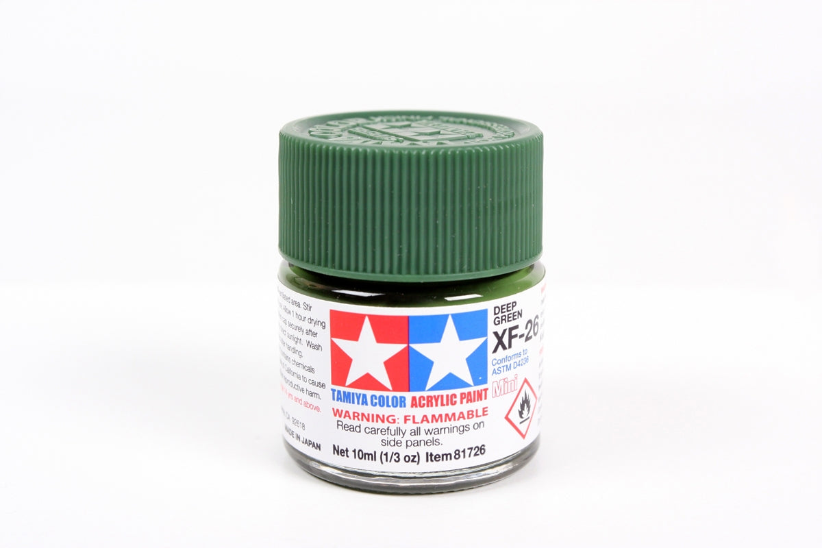 TAMIYA ACRILICO XF-26 FLAT DEEP GREEN