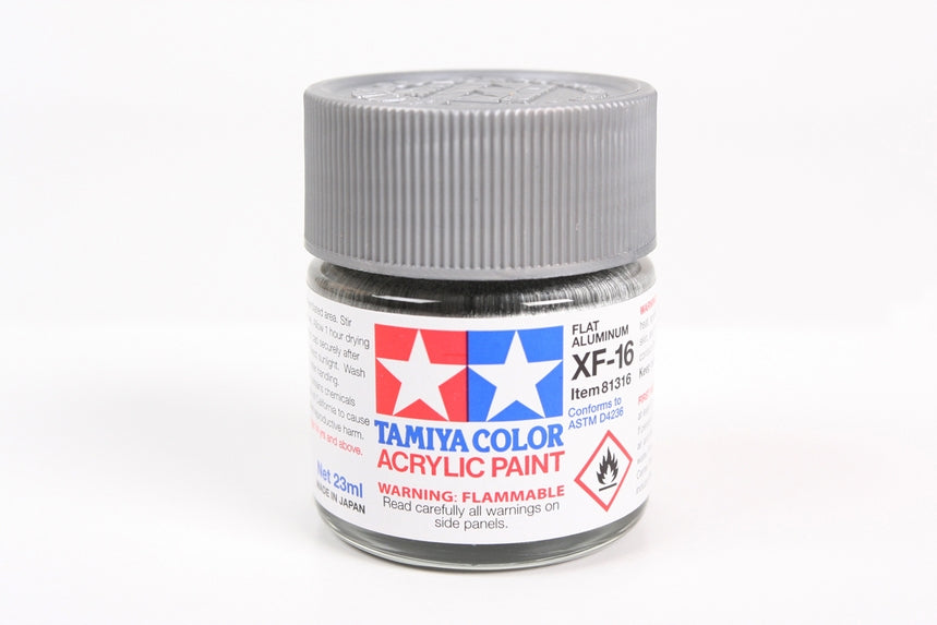 TAMIYA ACRILICO XF-16 FLAT ALUMINIUM