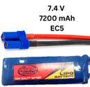 EC5 LiPo Battery 7200mAh 7.4V