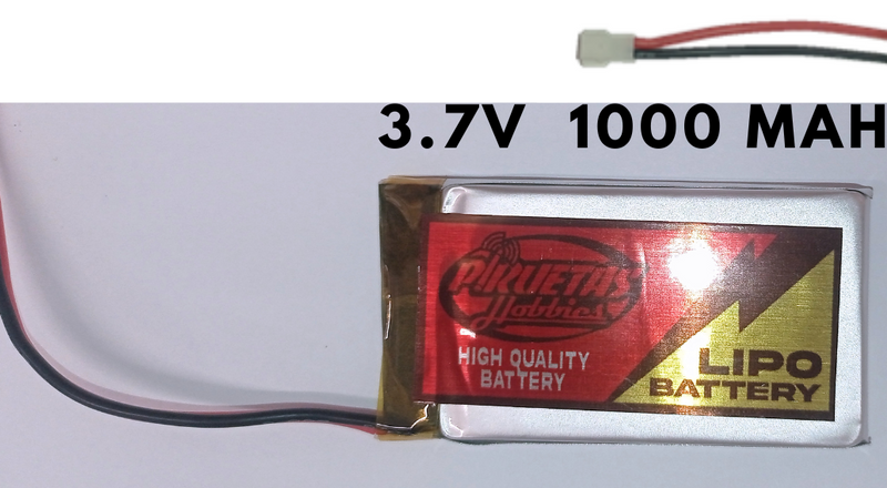 LiPo Battery 1000mAh 3.7V