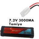 3000mAh+T-connector（tamiya） 7.2V