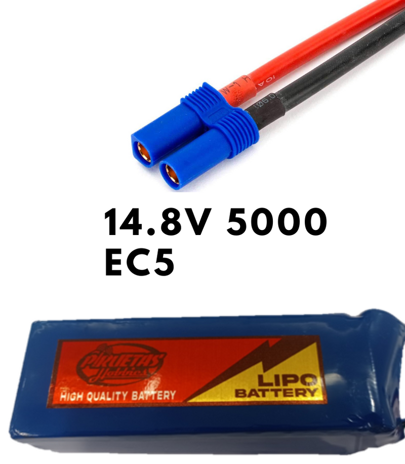 EC5 LiPo Battery 5000mAh 14.8V