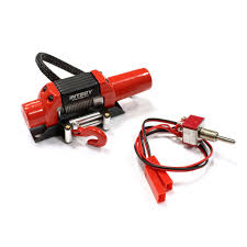 T5 High Torque Mega Winch, Red; 1/10