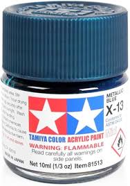 Acrylic Mini x Metallic Blue