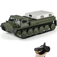 Camión de transporte militar RC a control remoto, escala 1/16