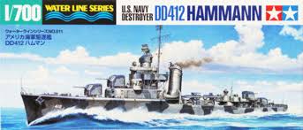 1/700 Navy Destroyer DD412 Hammann