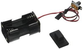 Traxxas Battery holder with on7off switch