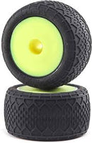 BK Bar Tires, Fr/Rr Mounted, Yellow: Mini-T