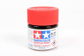 TAMIYA ACRILICO X-27 CLEAR RED