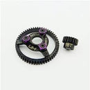Steel Pinion and Spur Gear(18t/56t 32p)(Purp):TRA