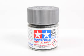 Tamiya Acrylic X-11 Chrome Silver