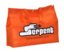 Shopping-bag Serpent orange