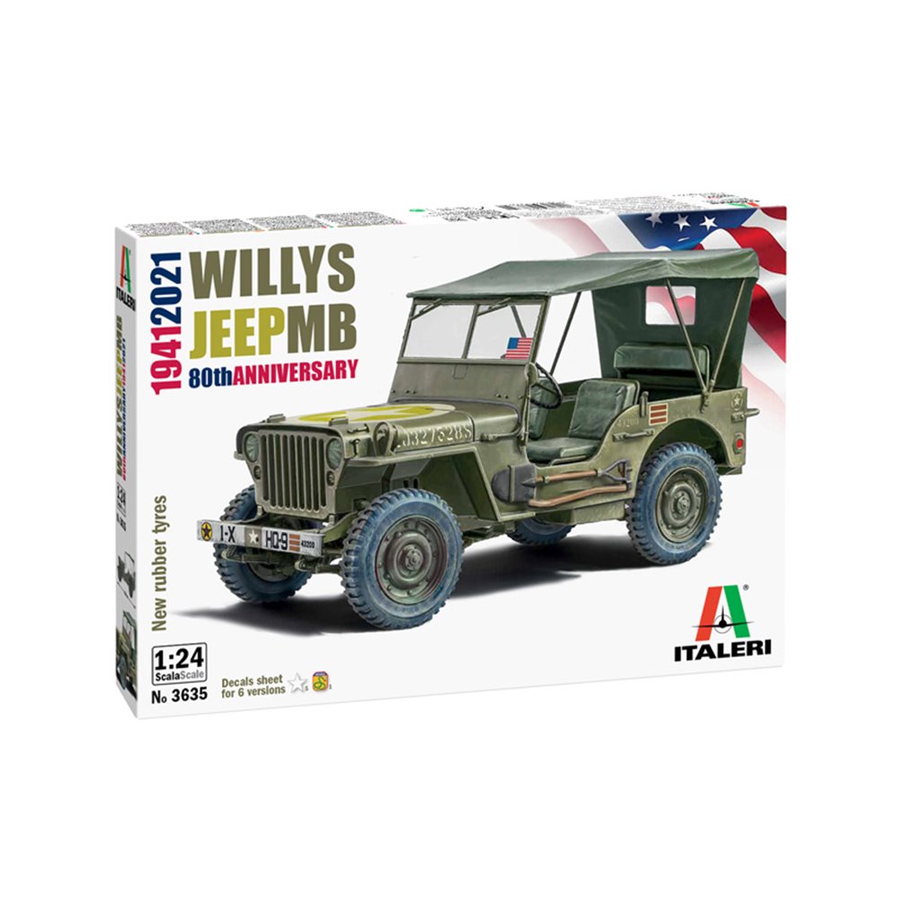 I3635S WILLYS JEEP MB "80th Year Anniversary"