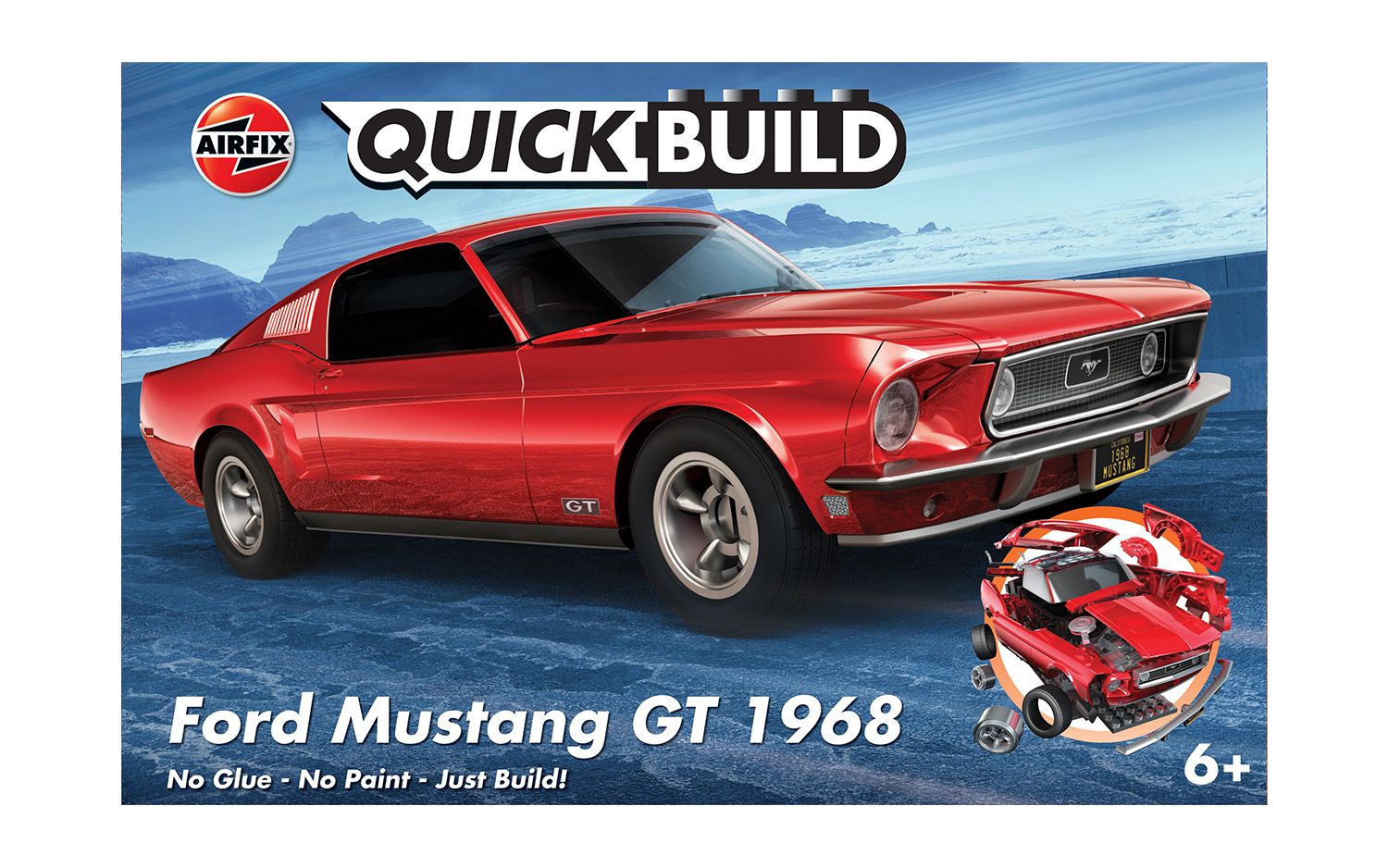 AIRFIX QUICKBUILD Ford Mustang GT 1968