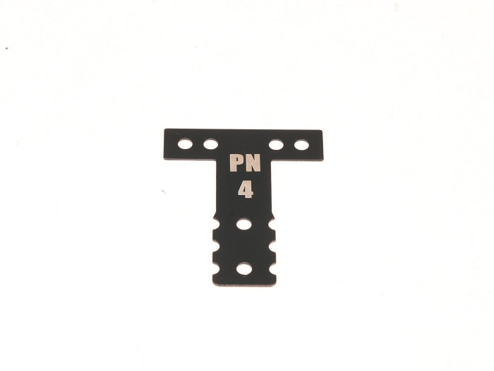 PN Racing Mini-Z MR03/MR04 MM Spring Steel T-Plate #4 (Black)