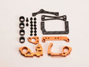 PN Racing Mini-Z V5 LCG 98mm Motor Mount (Black)/Orange