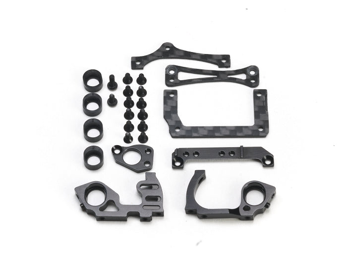 PN Racing Mini-Z V5 LCG 98mm Motor Mount (Black)/Orange