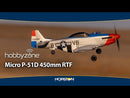 HOBBY ZONE P-51D MUSTANG 450mm RTF with SAFE