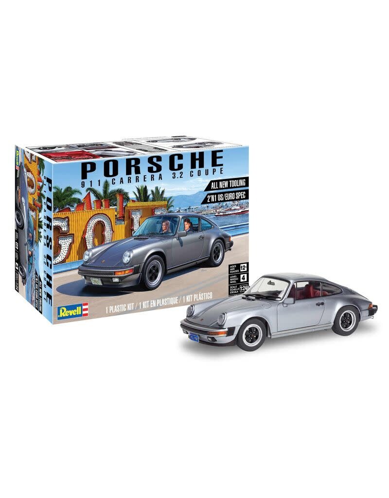 REVELL  1/24 Porsche 911 Carrera 3.2 Coupe