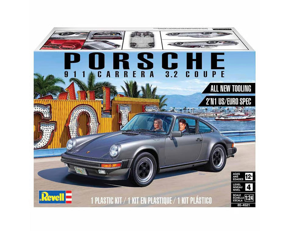 REVELL  1/24 Porsche 911 Carrera 3.2 Coupe