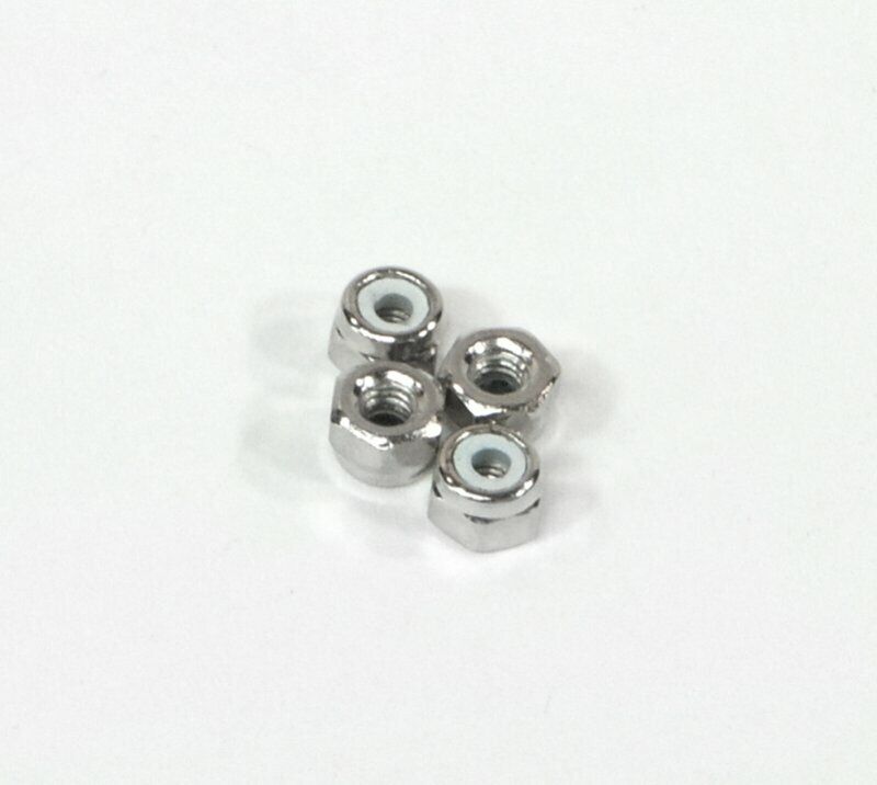 Z661  Hpi Racing Locknut M2.6 Silver Sav