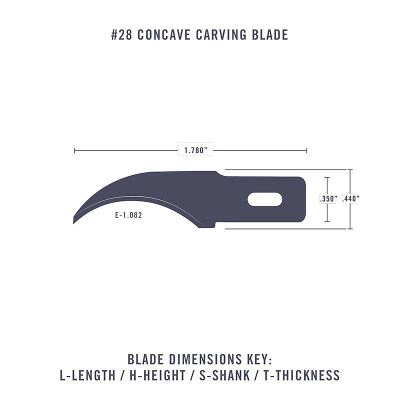 EXCEL BLADE #28 Concave (5)