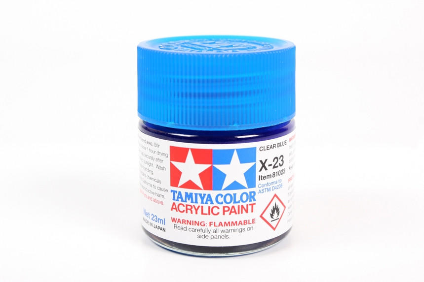 TAMIYA ACRILICO X-23 CLEAR BLUE