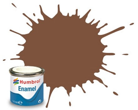 186 Brown Matt -14ml Enamel Paint