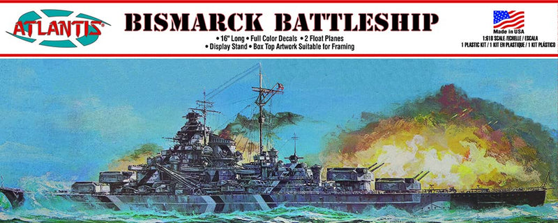 Bismarck German Battleship 16 Inch  1:600