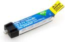 150mAh 1S 3.7V 25C LiPo Battery: PH 1.5 (Ultra Micro)