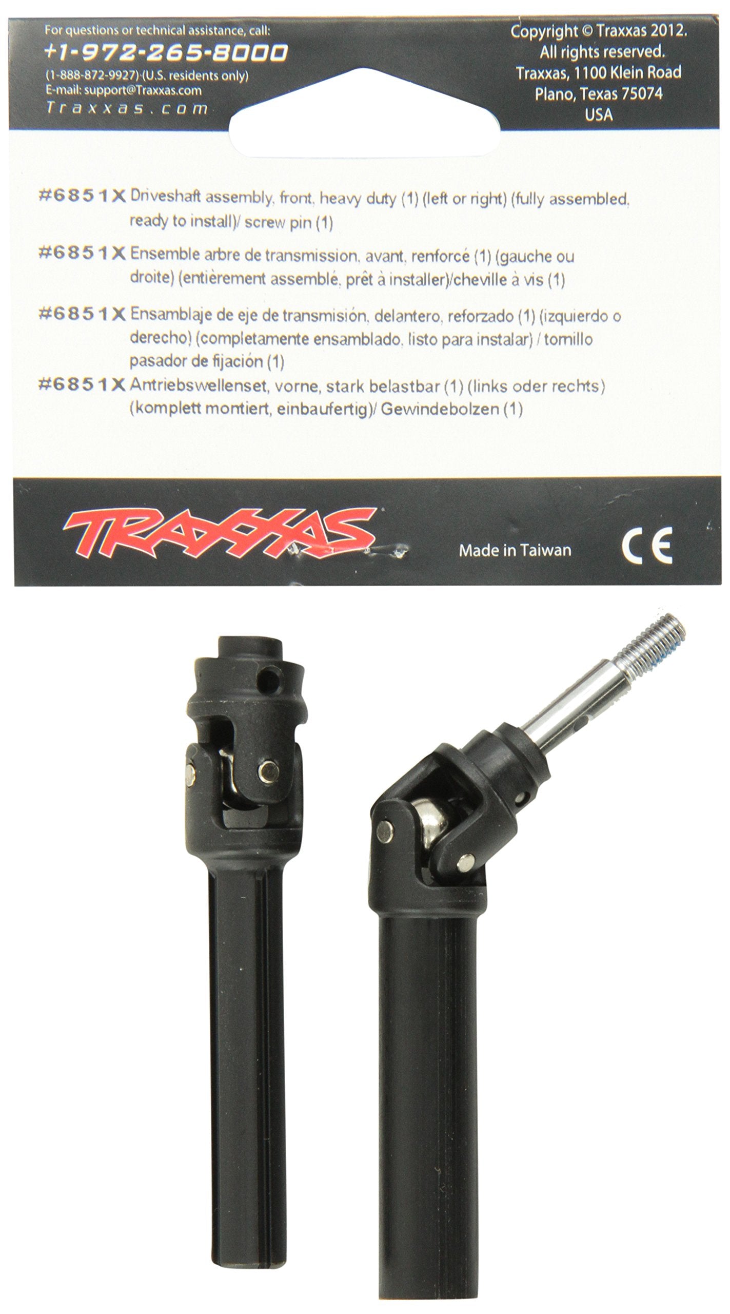 6851X TRAXXAS HEAVY DUTY FRONT DRIVESHAF
