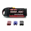 Venom 15194 50C 3S 5000mAh 11.1V Graphene LiPo Battery with Universal Plug