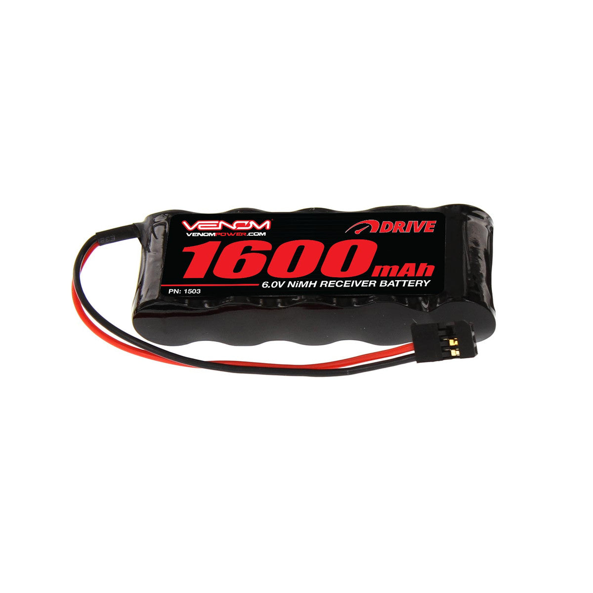 VENOM 1503 6V 1600MAH 5-CELL FLAT RECEIVER NIMH BATTERY