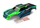 TRAXXAS  Body, Maxx®, green (painted)/ decal sheet