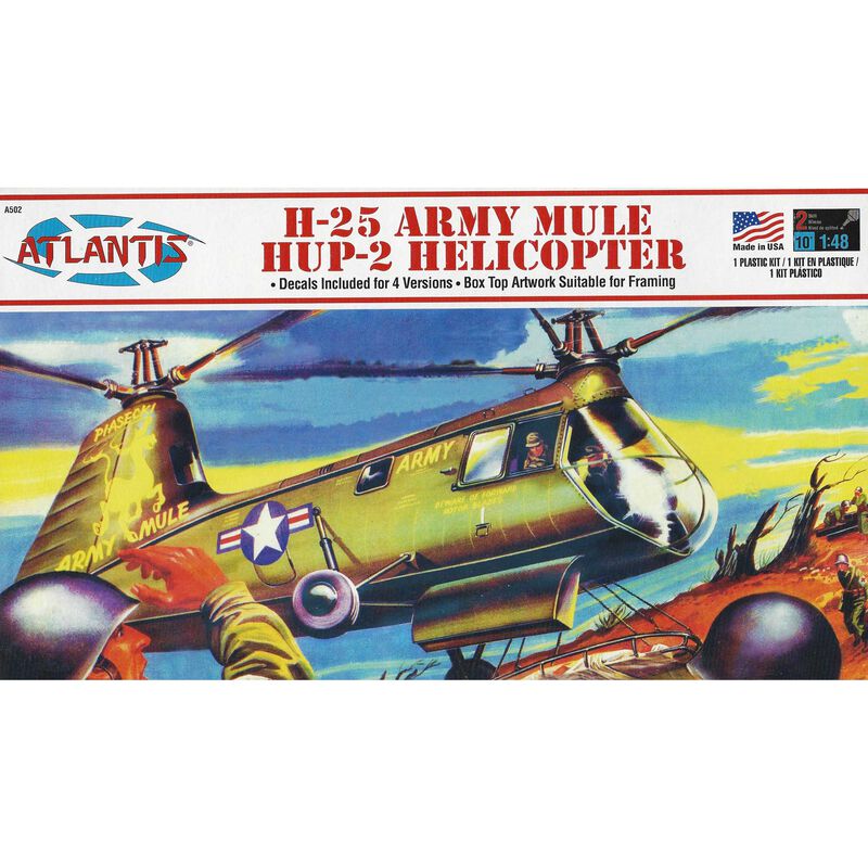H-25 Hup-2 Army Mule Helicopter, 1/48